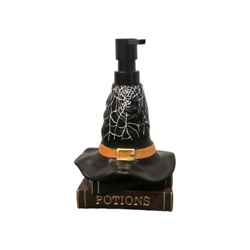 New Witchs Curses POTIONS Brews Handbook Halloween Soap Dispenser Spooky Kitchen